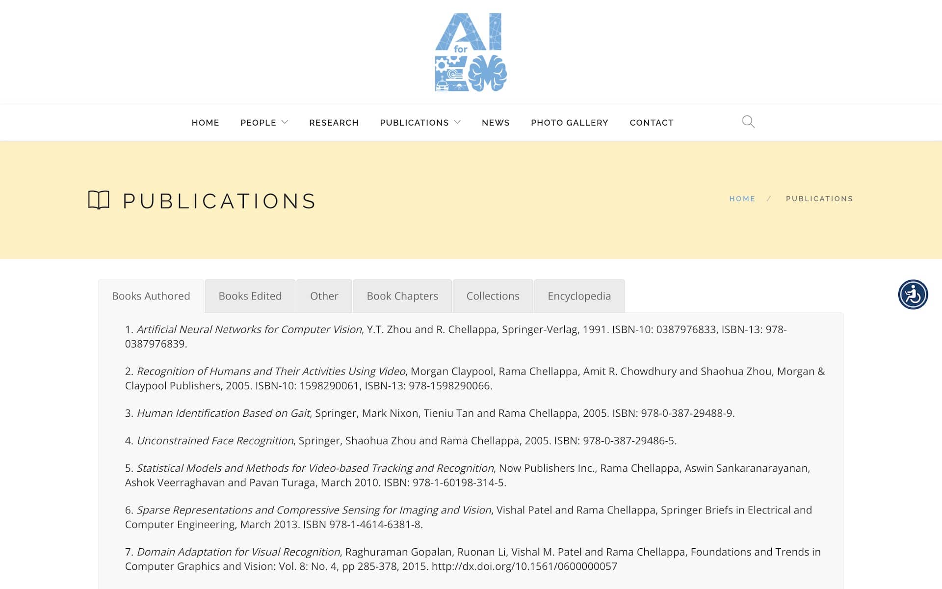 AIEM Website Page Screenshot
